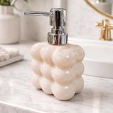 Bubble Cam Sıvı Sabunluk, 300 ml - Beyaz, 9,5x6,5x15 cm (Krem)