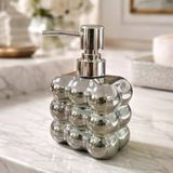 Bubble Cam Sıvı Sabunluk, 300 ml - Beyaz, 9,5x6,5x15 cm (Metalik Gri)