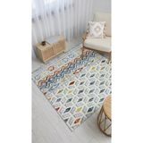 Bubble Color İskandinav Desenli Makine Dokuma Taban Modern Salon Halısı 4020 | Sultan Halı 80 X 150
