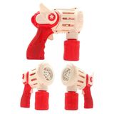 Bubble Machine Gun Baloncuk Çıkartan Tabanca Büyük Boy Pilli Otomatik Köpük Tabancası Kırmızı