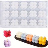 Bubble Mini Mum Kalıbı - Beyaz