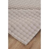 Bubble Puffy Post Peluş Kesme Halı Yolluk Kaymaz Taban Yıkanabilir Pofuduk Oturma Salon Çocuk Yatak Mutfak Koridor Odası - Gri - 150 x 400 cm