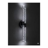 Bubbleflux Dubble Large 51 cm Modern Tasarım LED Aplik - Duvar Lambası - Siyah - Pilli - Beyaz LED