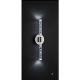 Bubbleflux Medium 40 cm Modern Tasarım LED Aplik - Duvar Lambası - Gümüş - Pilli - Beyaz LED