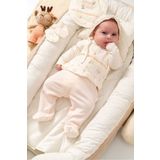 Bubbles ROSE GİRL %100 ORGANİK PAMUK KIZ BEBEK 5'Lİ HASTANE ÇIKIŞ SETİ