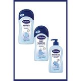Bübchen Banyo Seti (Bebek Şampuanı + Baby Bath + Cleansing Jel) - Beyaz - Mavi - 0 - 1 Yaş