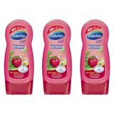 Bübchen Frambuazlı 3x230 ml Çocuk Şampuanı ve Duş Jeli