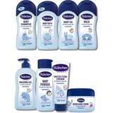 Bübchen Hoş Geldin Bebek (Şampuan + Banyo Köpüğü + Bebek Yağı +Pişik Önleyici Krem+ Yıkama Jeli+ Losyon+ Nemlendirici Krem +Pudra) - Beyaz - Mavi - 0 - 1 Yaş
