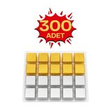Bubi Çikolata Altın & Gümüş Sargılı Sütlü Madlen 2 Kg İkramlık Çikolata