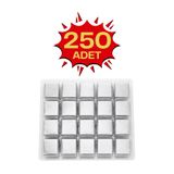 Bubi Çikolata Gümüş Sargılı Sütlü Madlen 250 Adet Ikramlık Çikolata