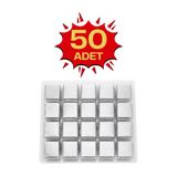Bubi Çikolata Gümüş Sargılı Sütlü Madlen 50 Adet Ikramlık Çikolata