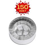 Bubi Çikolata Metal Kutuda Gümüş Sargılı Sütlü Madlen 150 Adet Ikramlık Çikolata