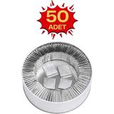 Bubi Çikolata Metal Kutuda Gümüş Sargılı Sütlü Madlen 50 Adet Ikramlık Çikolata