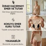 Bubi Everydryies Ultra Emici Külot, Yıkanabilir Emici ve Koruyucu Külot, Regl Külotu, Hipoalerjenik, 150 Cc' Ye Kadar Koruma - XL