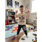Bubiee Baby Erkek Çocuk Iki Iplik Mevsimlik Alt Üst Eşofman Takımı Tung Tung Sahur - 3 - 4 Yaş - Yeşil - Krem