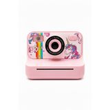 Bubitechh Çocuk Anında Baskılı Dijital Fotoğraf Makinesi 1080P HD Mini Kamera 2.4 İnç IPS Ekran MP3 Oyunlu