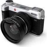 Bubitechh X90 64 Mp 4K Dijital Fotoğraf Makinesi 16X Zoom 3.0" IPS Macro ve Geniş Açı Lens - Siyah