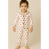 Bubito Kalpli Kız Bebek Alt Üst 2'li Pijama Takım-Çok Renkli - 2 Yaş