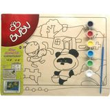Bubu Ahşap Boyama Seti