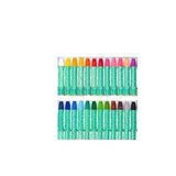 Bubu Bu-Bu Pastel Boya 24 Renk Çantalı Pvc Pas003 - Çok Renkli