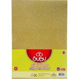 Bubu Bu-Bu Simli Fon Kartonu 50X70 Altın -Tane- - Çok Renkli - .
