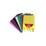 Bubu BU0010 10 Renk 2 MM 20x30 CM Simli Yapışkanlı Eva