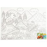 BUBU Desenli Tuval 25X35 Cm.