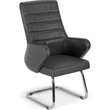 Bubu Home Colbel Siyah Ofis Misafir Bekleme Koltuğu