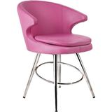 Bubu Home Koket 812 Pembe Misafir Bekleme Koltuğu
