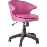 Bubu Home Petit 806 Deri Pembe Şef Koltuğu