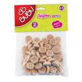 BuBu HS0006 Naturel Düğme 1.2-2.5 cm