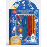 Bubu Kids Dreamy Set - 13 Parça 3 Boyutlu Kırtasiye Seti - Uzay Mavisi