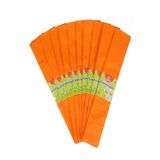 Bubu Krapon Kağıdı 10'lu Set, 50x200 cm, Turuncu, Renkli Etkinlik ve Süsleme Kağıdı