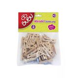 Bubu Mandal 3 Cm 40 Lı Natural