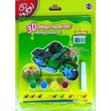 Bubu Motorsiklet 3D Ahşap Maket Puzzle