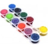 Bubu Parmak Boyası 12 Renk x 20 ml Birleşik Pot - Karışık-Çok Renkli