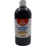 Bubu Parmak Boyası Yıkanabilir 500 ml Siyah Renkli Yaratıcılık İçin Çocuklara Özel