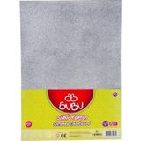 BuBu Simli Karton 10 Adet 50x70 cm. GÜMÜŞ