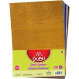 BuBu Simli Karton 10 Renk Karışık 20x30 cm