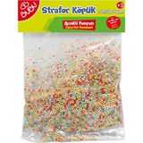 Bubu Strafor Köpük Renkli Ponponlar Çocuklar İçin Güvenli Eğlenceli Sanatsal Malzeme