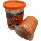Bubu Tek Renk Oyun Hamuru 125 gr Turuncu - Renkli