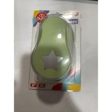 Bubu Yıldız Desenli Delgeç - Yeşil - YILDIZLI - 2" (İNÇ) 5 CM