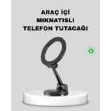 Buççin Online Mağaza 1080° Dönebilen Çok Fonksiyonlu Telefon Tutucu - Katlanabilir Araç ve Evde Pratik Kullanım Siyah Pla