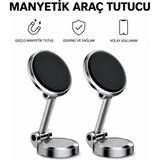 Buççin Online Mağaza Active 360 Vantuzlu Araç Içi Telefon Tutucu - Vakumlu Akrobat Araba Telefon Tutacağı Siyah Jel