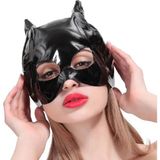 Buççin Online Mağaza Agor Fetish Fantasy Fetish Gear Velvet Leather Kedi Kız Maskesi - Çok Renkli