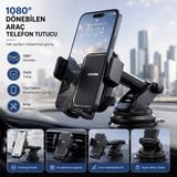 Buççin Online Mağaza Araç Için 360° Dönen ve 180° Eğilen Telefon Tutucu – Gps Takibi ve Eller Serbest Kullanım Için Çok R