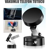 Buççin Online Mağaza Grandor Araç Konsol Telefon Tutucu 360 Derece Döner Manyetik Stand Altın