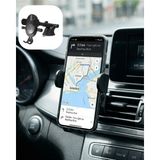 Buççin Online Mağaza Güçlü Vakumlu Mıknatıslı Araç Telefon Tutucu Cam, Ayna, Araba Araç Tutucu 360° Kullanım Siyah Çam