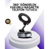Buççin Online Mağaza Tekno Şık Çift Taraflı Vakum Emme Özellikli 4.7+ Inç Telefon Tutucu – Güvenli Sabitleme Altın