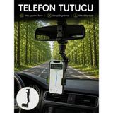 Buççin Online Mağaza Telefon Tutacağı 8 Vantuzlu Siyah Silikon